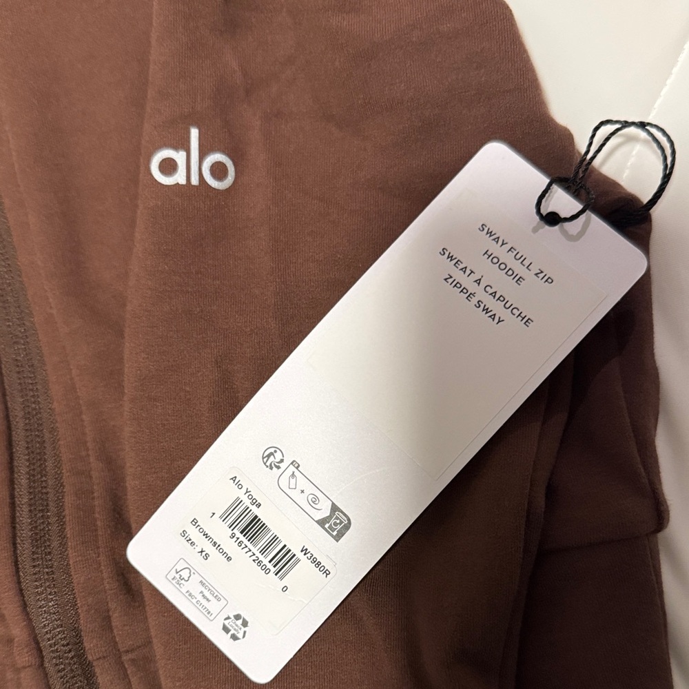 ALO Yoga Sway Full Zip Hoodie - Picture 4 of 4